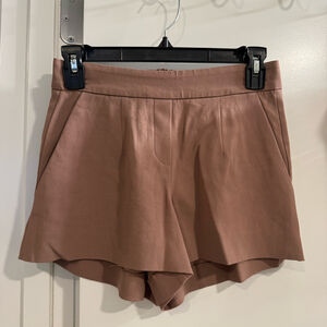 Aritzia Babaton Brown/Pink Shorts, Size 0